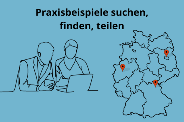 Praxisbeispiele suchen, finden, teilen - Digital Learning Map