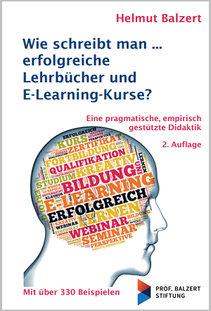 Buchcover "Wie schreibt man ... erfolgreiche Lehrbücher und E-Learning-Kurse"